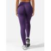 imageYEOREO SoftHue Hidden Scrunch Butt Workout Leggings for Women Seamless Mid Low Waist 25quot Impact Yoga Pants Tummy ControlDeep Purple