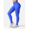 imageYEOREO SoftHue Hidden Scrunch Butt Workout Leggings for Women Seamless Mid Low Waist 25quot Impact Yoga Pants Tummy ControlElectric Blue