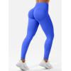 imageYEOREO SoftHue Hidden Scrunch Butt Workout Leggings for Women Seamless Mid Low Waist 25quot Impact Yoga Pants Tummy ControlElectric Blue