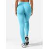 imageYEOREO SoftHue Hidden Scrunch Butt Workout Leggings for Women Seamless Mid Low Waist 25quot Impact Yoga Pants Tummy ControlLight Blue