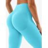 imageYEOREO SoftHue Hidden Scrunch Butt Workout Leggings for Women Seamless Mid Low Waist 25quot Impact Yoga Pants Tummy ControlLight Blue