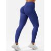 imageYEOREO SoftHue Hidden Scrunch Butt Workout Leggings for Women Seamless Mid Low Waist 25quot Impact Yoga Pants Tummy ControlMidnight Blue