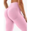 imageYEOREO SoftHue Hidden Scrunch Butt Workout Leggings for Women Seamless Mid Low Waist 25quot Impact Yoga Pants Tummy ControlPink