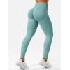 imageYEOREO SoftHue Hidden Scrunch Butt Workout Leggings for Women Seamless Mid Low Waist 25quot Impact Yoga Pants Tummy ControlPistachio