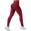 imageYEOREO SoftHue Hidden Scrunch Butt Workout Leggings for Women Seamless Mid Low Waist 25quot Impact Yoga Pants Tummy ControlScarlett Red