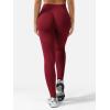 imageYEOREO SoftHue Hidden Scrunch Butt Workout Leggings for Women Seamless Mid Low Waist 25quot Impact Yoga Pants Tummy ControlScarlett Red