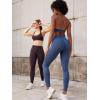 imageYEOREO SoftHue Hidden Scrunch Butt Workout Leggings for Women Seamless Mid Low Waist 25quot Impact Yoga Pants Tummy ControlSlate Gray