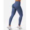 imageYEOREO SoftHue Hidden Scrunch Butt Workout Leggings for Women Seamless Mid Low Waist 25quot Impact Yoga Pants Tummy ControlSlate Gray