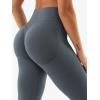 imageYEOREO SoftHue Hidden Scrunch Butt Workout Leggings for Women Seamless Mid Low Waist 25quot Impact Yoga Pants Tummy ControlStormy Grey