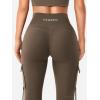 imageYEOREO Workout Flare Leggings with Pockets for Women Byenda Scrunch Butt Lifting Leggings Women No Front Seam Yoga PantsCoffee