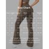 imageYEOREO Workout Flare Leggings with Pockets for Women Byenda Scrunch Butt Lifting Leggings Women No Front Seam Yoga PantsCoffee