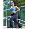imageYEOREO Workout Flare Leggings with Pockets for Women Byenda Scrunch Butt Lifting Leggings Women No Front Seam Yoga PantsNavy Blue