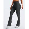 imageYEOREO Mini Flare Leggings Womens Workout Butt Lifting Legging Hidden Scrunch Seamless Impact Lilliean Yoga PantsAsphalt Ash