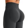 imageYEOREO Mini Flare Leggings Womens Workout Butt Lifting Legging Hidden Scrunch Seamless Impact Lilliean Yoga PantsAsphalt Ash