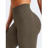 imageYEOREO Mini Flare Leggings Womens Workout Butt Lifting Legging Hidden Scrunch Seamless Impact Lilliean Yoga PantsCoffee