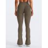 imageYEOREO Mini Flare Leggings Womens Workout Butt Lifting Legging Hidden Scrunch Seamless Impact Lilliean Yoga PantsCoffee