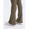 imageYEOREO Mini Flare Leggings Womens Workout Butt Lifting Legging Hidden Scrunch Seamless Impact Lilliean Yoga PantsCoffee