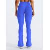 imageYEOREO Mini Flare Leggings Womens Workout Butt Lifting Legging Hidden Scrunch Seamless Impact Lilliean Yoga PantsElectric Blue