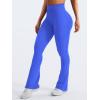 imageYEOREO Mini Flare Leggings Womens Workout Butt Lifting Legging Hidden Scrunch Seamless Impact Lilliean Yoga PantsElectric Blue