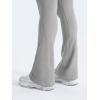 imageYEOREO Mini Flare Leggings Womens Workout Butt Lifting Legging Hidden Scrunch Seamless Impact Lilliean Yoga PantsLight Gray
