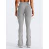 imageYEOREO Mini Flare Leggings Womens Workout Butt Lifting Legging Hidden Scrunch Seamless Impact Lilliean Yoga PantsLight Gray