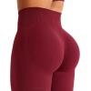 imageYEOREO Mini Flare Leggings Womens Workout Butt Lifting Legging Hidden Scrunch Seamless Impact Lilliean Yoga PantsScarlet Red