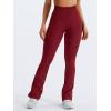 imageYEOREO Mini Flare Leggings Womens Workout Butt Lifting Legging Hidden Scrunch Seamless Impact Lilliean Yoga PantsScarlet Red
