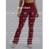 imageYEOREO Mini Flare Leggings Womens Workout Butt Lifting Legging Hidden Scrunch Seamless Impact Lilliean Yoga PantsScarlet Red