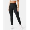 imageYEOREO Scrunch Workout Leggings for Women Grand Butt Lifting Seamless Leggings High Waisted Tummy Control Gym Yoga PantsBlack