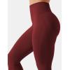 imageYEOREO Scrunch Workout Leggings for Women Grand Butt Lifting Seamless Leggings High Waisted Tummy Control Gym Yoga PantsBurgundy