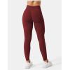 imageYEOREO Scrunch Workout Leggings for Women Grand Butt Lifting Seamless Leggings High Waisted Tummy Control Gym Yoga PantsBurgundy