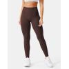 imageYEOREO Scrunch Workout Leggings for Women Grand Butt Lifting Seamless Leggings High Waisted Tummy Control Gym Yoga PantsChocolate