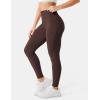 imageYEOREO Scrunch Workout Leggings for Women Grand Butt Lifting Seamless Leggings High Waisted Tummy Control Gym Yoga PantsChocolate