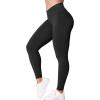 imageYEOREO V Waist Workout Leggings for Women Amplify Butt Lifting Scrunch Gym Leggings Seamless Yoga PantsBlack