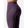imageYEOREO V Waist Workout Leggings for Women Amplify Butt Lifting Scrunch Gym Leggings Seamless Yoga PantsBlack Purple