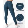 imageYEOREO V Waist Workout Leggings for Women Amplify Butt Lifting Scrunch Gym Leggings Seamless Yoga PantsBlue Green