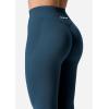 imageYEOREO V Waist Workout Leggings for Women Amplify Butt Lifting Scrunch Gym Leggings Seamless Yoga PantsBlue Green