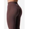 imageYEOREO V Waist Workout Leggings for Women Amplify Butt Lifting Scrunch Gym Leggings Seamless Yoga PantsBrown