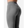 imageYEOREO V Waist Workout Leggings for Women Amplify Butt Lifting Scrunch Gym Leggings Seamless Yoga PantsGrey