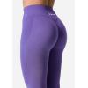 imageYEOREO V Waist Workout Leggings for Women Amplify Butt Lifting Scrunch Gym Leggings Seamless Yoga PantsLavender