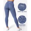 imageYEOREO V Waist Workout Leggings for Women Amplify Butt Lifting Scrunch Gym Leggings Seamless Yoga PantsLight Blue