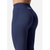 imageYEOREO V Waist Workout Leggings for Women Amplify Butt Lifting Scrunch Gym Leggings Seamless Yoga PantsNavy