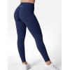 imageYEOREO V Waist Workout Leggings for Women Amplify Butt Lifting Scrunch Gym Leggings Seamless Yoga PantsNavy
