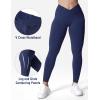 imageYEOREO V Waist Workout Leggings for Women Amplify Butt Lifting Scrunch Gym Leggings Seamless Yoga PantsNavy