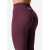 imageYEOREO V Waist Workout Leggings for Women Amplify Butt Lifting Scrunch Gym Leggings Seamless Yoga PantsWine