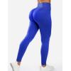 imageYEOREO Women Workout Leggings Seamless High Waisted Solid Yoga PantsCobalt