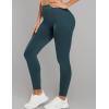 imageYEOREO Women Workout Leggings Seamless High Waisted Solid Yoga PantsDark Green