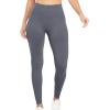 imageYEOREO Women Workout Leggings Seamless High Waisted Solid Yoga PantsDark Grey