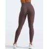imageYEOREO Women Workout Leggings Seamless High Waisted Solid Yoga PantsMarl Caramel