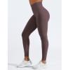 imageYEOREO Women Workout Leggings Seamless High Waisted Solid Yoga PantsMarl Caramel